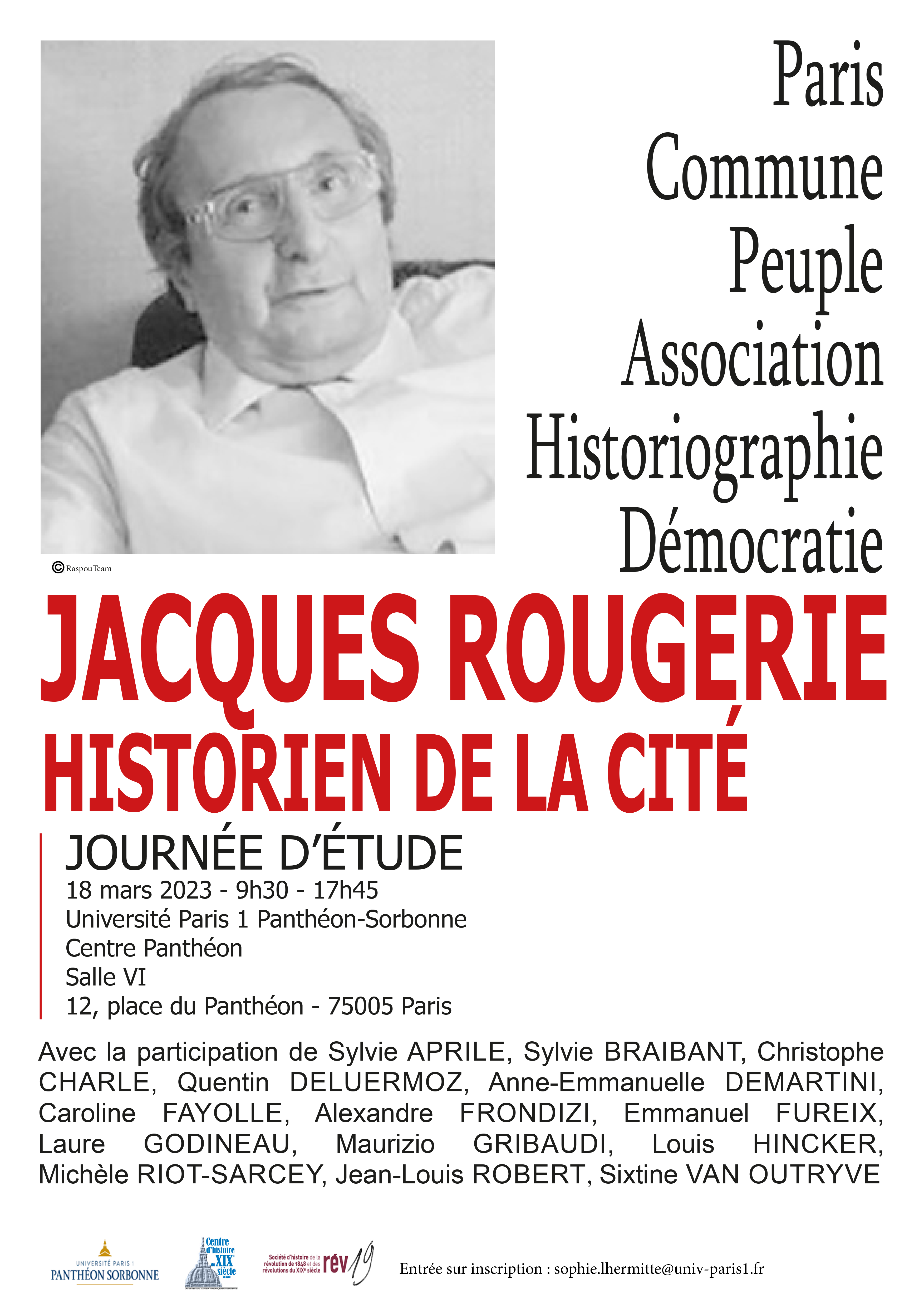 Jacques Rougerie, historien de la Cité Labo CRHXIX